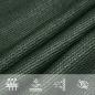 Preview: Sonnensegel 160 g/m² Dunkelgrün 4x5x6,8 m HDPE
