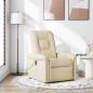 Preview: ARDEBO.de - Massagesessel Creme Stoff