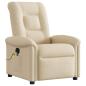 Preview: Massagesessel Creme Stoff