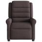 Preview: Relaxsessel Dunkelbraun Stoff