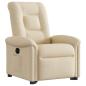 Preview: Relaxsessel mit Aufstehhilfe Creme Stoff