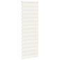 Preview: Doppelrollo Marmorbeige 85x230 cm Stoffbreite 80,9 cm Polyester