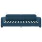 Preview: Tagesbett Ausziehbar mit Schubladen Blau 90x200 cm Samt