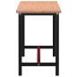 Preview: Werkbank 180x55x81,5 cm Massivholz Buche und Metall