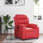 Preview: ARDEBO.de - Relaxsessel Rot Kunstleder