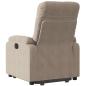 Preview: Relaxsessel mit Aufstehhilfe Elektrisch Taupe Mikrofasergewebe