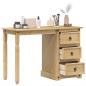 Preview: ARDEBO.de - Schminktisch Corona 110x47x75 cm Massivholz Kiefer