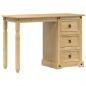 Preview: Schminktisch Corona 110x47x75 cm Massivholz Kiefer