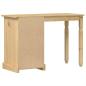 Preview: Schminktisch Corona 110x47x75 cm Massivholz Kiefer