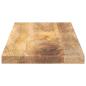 Preview: Tischplatte 70x20x2,5 cm Rechteckig Massivholz Mango