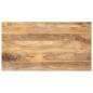 Preview: ARDEBO.de - Tischplatte 100x70x2,5 cm Rechteckig Massivholz Mango