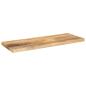 Preview: Tischplatte 80x20x3,8 cm Rechteckig Massivholz Mango