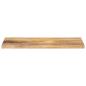 Preview: Tischplatte 80x20x3,8 cm Rechteckig Massivholz Mango