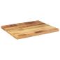 Preview: Tischplatte 60x50x3,8 cm Rechteckig Raues Massivholz Mango