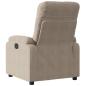 Preview: Relaxsessel Elektrisch Taupe Mikrofasergewebe