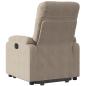 Preview: Relaxsessel mit Aufstehhilfe Taupe Mikrofasergewebe