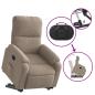 Preview: Relaxsessel mit Aufstehhilfe Taupe Mikrofasergewebe