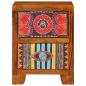 Preview: Nachttisch 2 Stk. 35x35x45 cm Massivholz Akazie