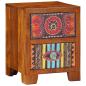 Preview: Nachttisch 2 Stk. 35x35x45 cm Massivholz Akazie