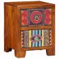 Preview: Nachttisch 2 Stk. 35x35x45 cm Massivholz Akazie
