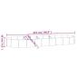 Preview: Hochbeet Verzinkter Stahl 373x140x36 cm Silbern