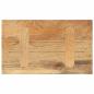 Preview: Tischplatte 40x30x2,5 cm Rechteckig Massivholz Mango