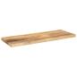 Preview: Tischplatte 70x40x2,5 cm Rechteckig Massivholz Mango