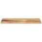 Preview: Tischplatte 70x40x2,5 cm Rechteckig Massivholz Mango