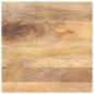 Preview: ARDEBO.de - Tischplatte 60x60x2,5 cm Quadratisch Massivholz Mango