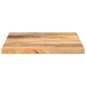 Preview: Tischplatte 60x60x2,5 cm Quadratisch Massivholz Mango