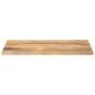 Preview: Tischplatte 100x60x2,5 cm Rechteckig Massivholz Mango