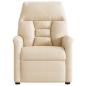 Preview: Relaxsessel mit Aufstehhilfe Elektrisch Beige Mikrofasergewebe
