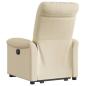 Preview: Relaxsessel mit Aufstehhilfe Elektrisch Creme Stoff