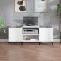 Preview: Plattenschrank Weiß 121x38x48 cm Holzwerkstoff