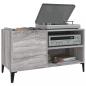 Preview: Plattenschrank Grau Sonoma 84,5x38x48 cm Holzwerkstoff