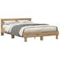 Preview: Bettrahmen Artisan-Eiche 150 x 200 cm Holzwerkstoff
