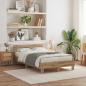 Preview: ARDEBO.de - Bettrahmen Artisan-Eiche 120 x 200 cm Holzwerkstoff