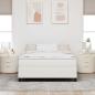 Preview: Plattformbettgestell Creme 140 x 200 cm Cordstoff
