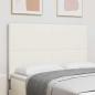 Preview: ARDEBO.de - Kopfteil Creme 160 cm Cordstoff
