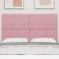 Preview: Kopfteil Rosa 144 cm Samt