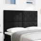 Preview: ARDEBO.de - Kopfteil Schwarz 144 cm Stoff