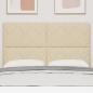 Preview: Kopfteil Creme 160 cm Stoff