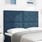 Preview: ARDEBO.de - Kopfteil Blau 160 cm Stoff