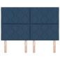 Preview: Kopfteil Blau 160 cm Stoff