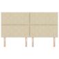 Preview: Kopfteil Creme 180 cm Stoff