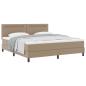 Preview: Boxspringbett mit Matratze Cappuccino 180 x 200 cm Kunstleder