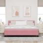 Preview: Boxspringbett mit Kopfteil Rosa 180 x 200 cm Samt