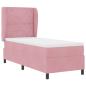 Preview: Boxspringbett mit Matratze mit Kopfteil Rosa 200 x 80 cm Samt