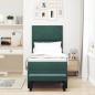 Preview: Boxspringbett mit Kopfteil Dunkelgrün 200 x 80 cm Samt