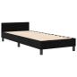 Preview: Boxspringbett mit Kopfteil Schwarz 80 x 200 cm Samt